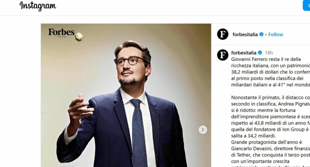 mister-nutella,-proprietarul-gigantului-ferrero,-ramane-cel-mai-bogat-italian