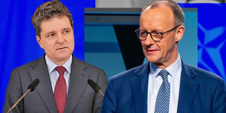 nicusor-dan,-discutii-cu-friedrich-merz,-cancelarul-germaniei