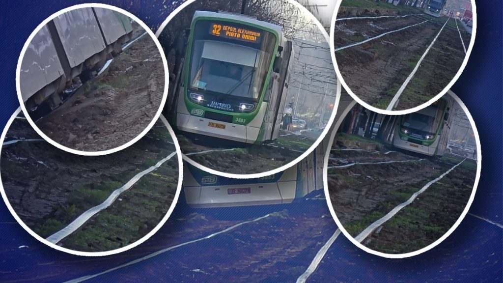 tramvaiul-pe-valuri-din-bucuresti.-imagini-incredibile-cu-un-imperio-care-aproape-ca-se-rupe-din-cauza-sinelor-strambe-de-pe-calea-rahovei