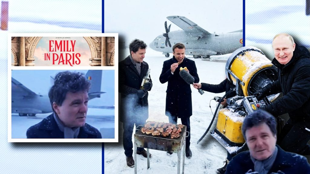 glume-fara-numar-legate-de-inzapezirea-presedintelui-in-franta.-nicusor-dan,-de-la-gratar-pe-zapada-cu-macron,-la-„emily-in-paris”-blocata-in-nameti