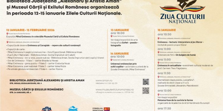 ziua-culturii-nationale,-sarbatorita-la-craiova-prin-expozitii-si-evenimente-eminesciene-–-gazeta-de-sud