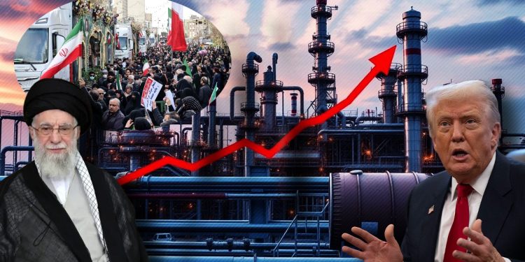 preturile-la-petrol-au-crescut-din-cauza-situatiei-turbulente-din-iran-si-a-amenintarilor-lui-trump-cu-razboiul.-risc-mai-mare-decat-in-venezuela