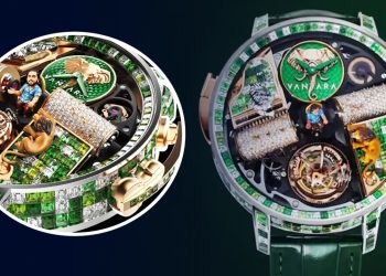 imagini-cu-fabulosul-ceas-de-1,5-milioane-de-dolari.-are-statuia-unui-miliardar-indian