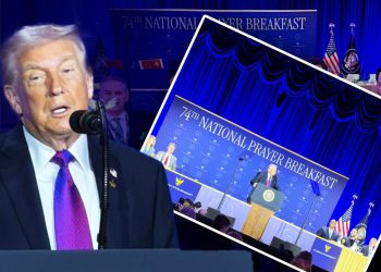 parlamentarii-romani-s-au-rugat-impreuna-cu-liderul-celei-mai-puternice-natiuni-din-lume.-donald-trump,-prezent-la-un-eveniment-cu-o-vechime-de-74-de-ani