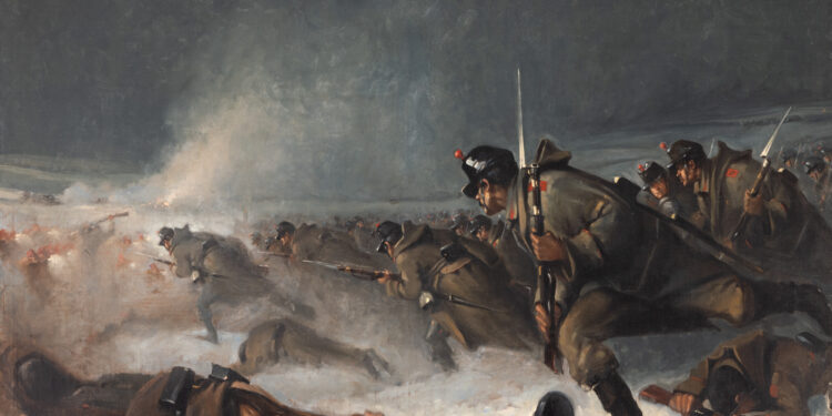una-dintre-replicile-picturii-atacul-de-la-smardan-de-nicolae-grigorescu,-in-licitatie-la-artmark!-–-hotnews.ro