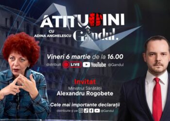 atitudini,-noua-emisiune-gandul,-incepe-vineri,-ora-16:00.-invitat:-alexandru-rogobete,-ministrul-sanatatii
