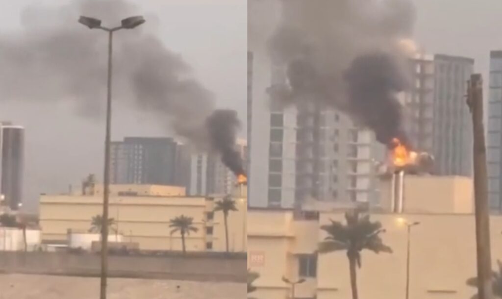 ambasada-sua-din-bagdad-a-fost-lovita-cu-rachete-imagini-cu-foc-si-fum-care-se-ridica-din-cladire-–-hotnews.ro