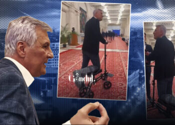 scandalul-psd-usr-pe-trotineta-continua.-dupa-ce-a-ajuns-subiect-de-glume-usr-iste-pentru-ca-a-venit-la-parlament-cu-o-trotineta-medicinala,-senatorul-zamfir-deplange-politizarea-simbolului-copilariei