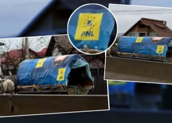 o-caruta-acoperita-de-un-banner-electoral-pnl-se-taraie