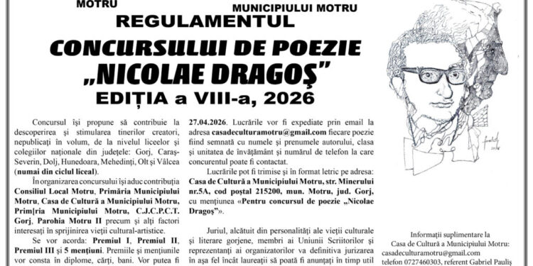 elevii-pasionati-de-literatura-sunt-invitati-la-concursul-de-poezie-nicolae-dragos-de-la-motru-–-gazeta-de-sud