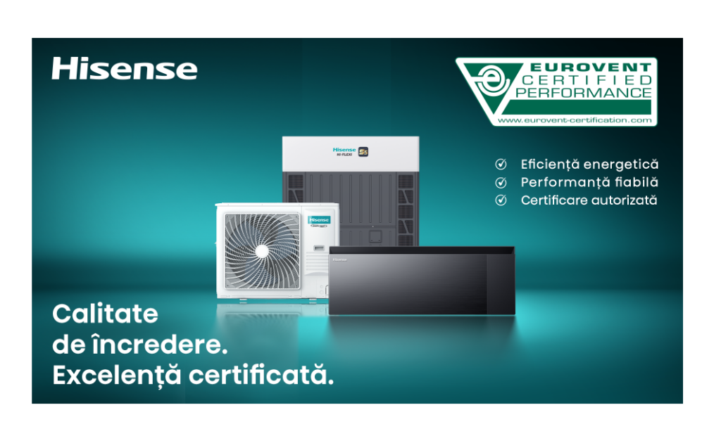hisense-primeste-certificarea-eurovent-pentru-solutii-hvac-–-hotnews.ro