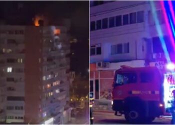 o-drona-s-a-prabusit-pe-un-bloc-din-galati-explozie,-urmata-de-incendiu.-mapn:-doua-avioane-f-16-si-un-elicopter,-ridicate
