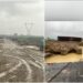 vijeliile-si-ploile-torentiale-au-facut-prapad-pe-santierul-de-pe-autostrada-a7.-lucrarile-au-fost-sistate