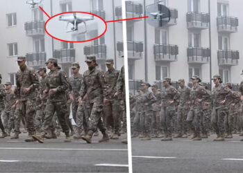 militarii-romani-invata-sa-danseze,-alaturi-de-drone-in-survol