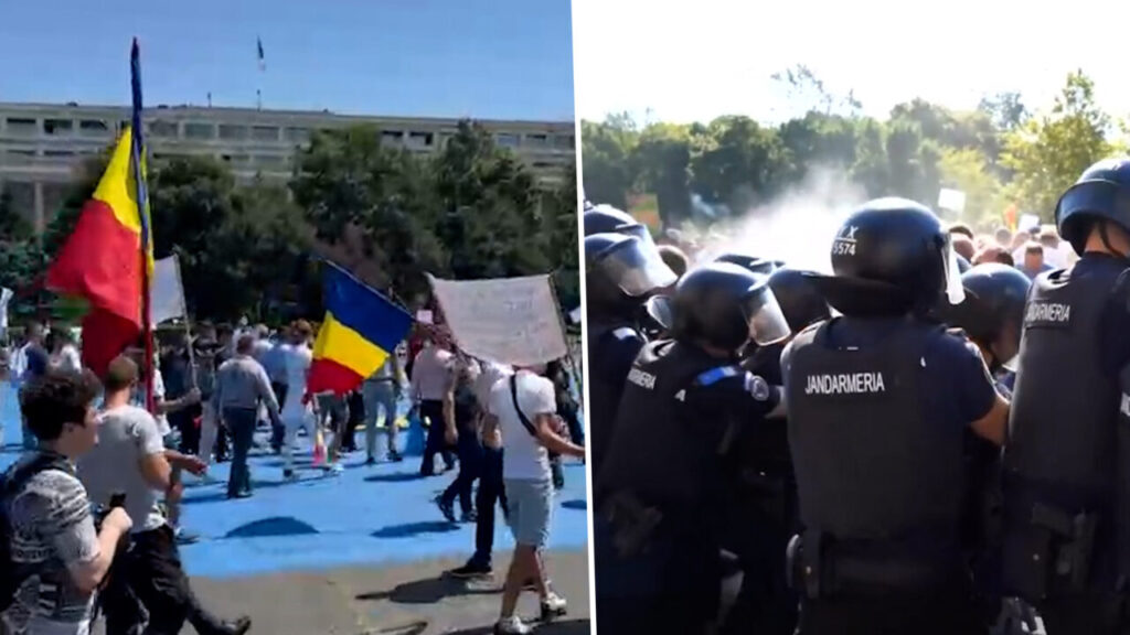 protestul-oierilor,-la-final-o-zi-cu-trafic-blocat,-interventia-jandarmilor-si-promisiuni-din-partea-autoritatilor.-vezi-filmul-zilei