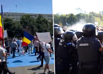 protestul-oierilor,-la-final-o-zi-cu-trafic-blocat,-interventia-jandarmilor-si-promisiuni-din-partea-autoritatilor.-vezi-filmul-zilei