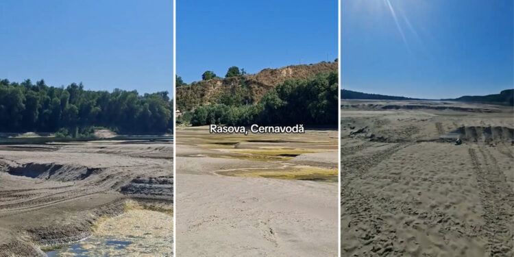 imagini-dramatice-pe-cursul-dunarii,-in-apropiere-de-cernavoda,-unde-s-au-format-adevarate-dune-de-nisip.-trebuia-facuta-decolmatare