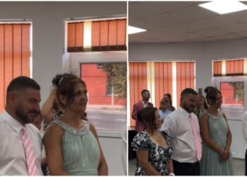 moment-emotionant-la-starea-civila-din-clejani.-un-cuplu-de-indragostiti-surzi-a-fost-cununat-prin-limbajul-semnelor