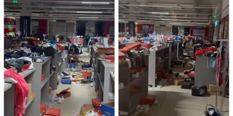 imagini-dintr-un-magazin-hervis-din-romania,-luat-cu-asalt-de-oameni-dupa-reduceri-de-pana-50%-la-toate-produsele-–-hotnews.ro