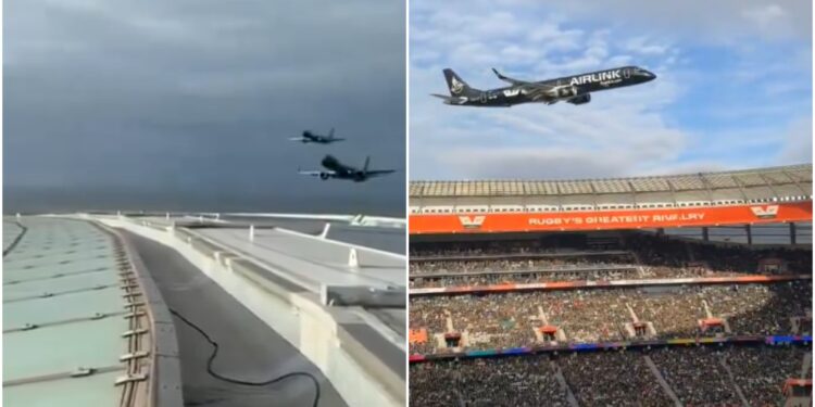imagini-virale:-cat-de-aproape-au-trecut-doua-avioane-de-pasageri-de-un-stadion-cu-55000-de-fani-–-hotnews.ro