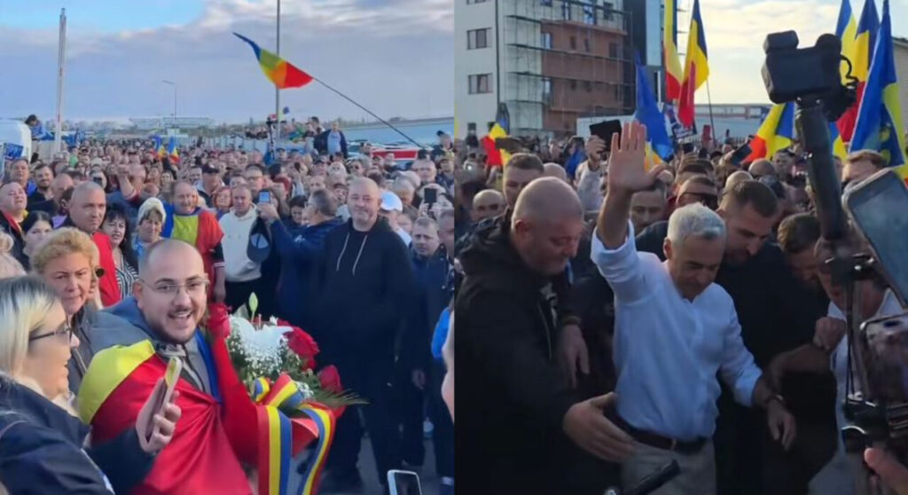 calin-georgescu,-aclamat-de-sustinatori-in-oradea.-„bolojane,-nu-uita,-romania-nu-i-a-ta”,-au-scandat-oamenii