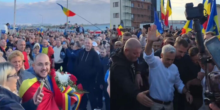 calin-georgescu,-aclamat-de-sustinatori-in-oradea.-„bolojane,-nu-uita,-romania-nu-i-a-ta”,-au-scandat-oamenii