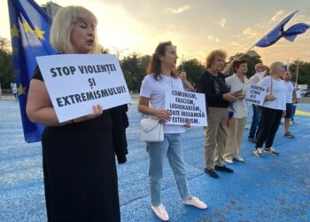 doar-60-de-persoane-s-au-strans-la-protestul-pentru-democratie-din-piata-victoriei.-doi-agitatori-au-fost-dati-afara-de-catre-jandarmi