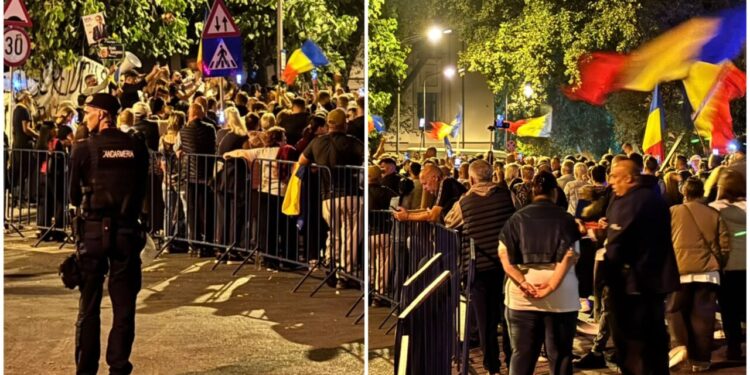 a-12-a-noapte-de-proteste-in-fata-arestului-central,-pentru-sustinerea-lui-calin-georgescu
