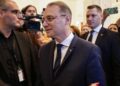 luca-niculescu,-sustine-prima-conferinta-de-presa-in-calitate-de-premier-al-romaniei