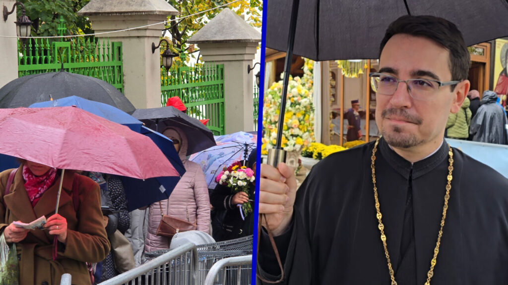 mii-de-pelerini-au-infruntat-azi-ploaia-pentru-a-se-inchina-la-moastele-sfantului-dimitrie-cel-nou:-„nu-se-poate-descrie-in-cuvinte-ce-simtim”